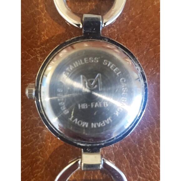 7.5 In Stainless Steel Caseback Japan Movt Blue Face Watch SR626SW Need Repaired - Picture 9 of 9